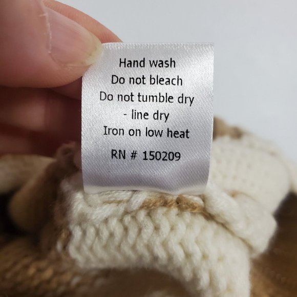 La Ligne Womens Wool Cashmere Button Front Sweater Size L Tan Pockets V Neck - Picture 6 of 10